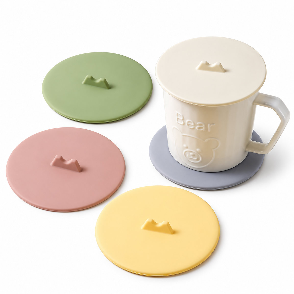 Reusable Silicone Cup Cover