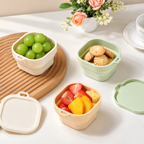 750ml Foldable Silicone Meal Box