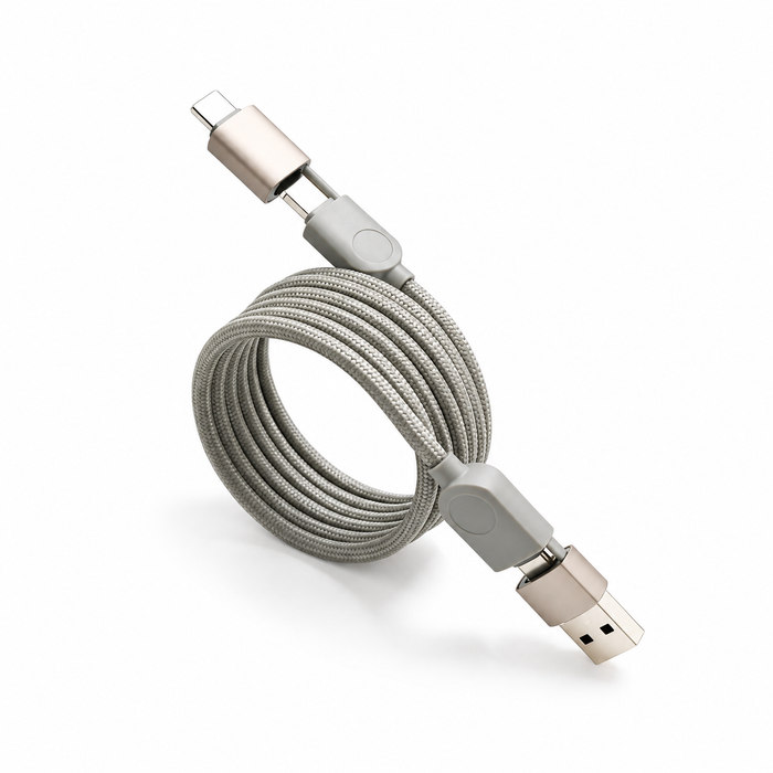 100W Magnetic Multi-Connector Charging Cable