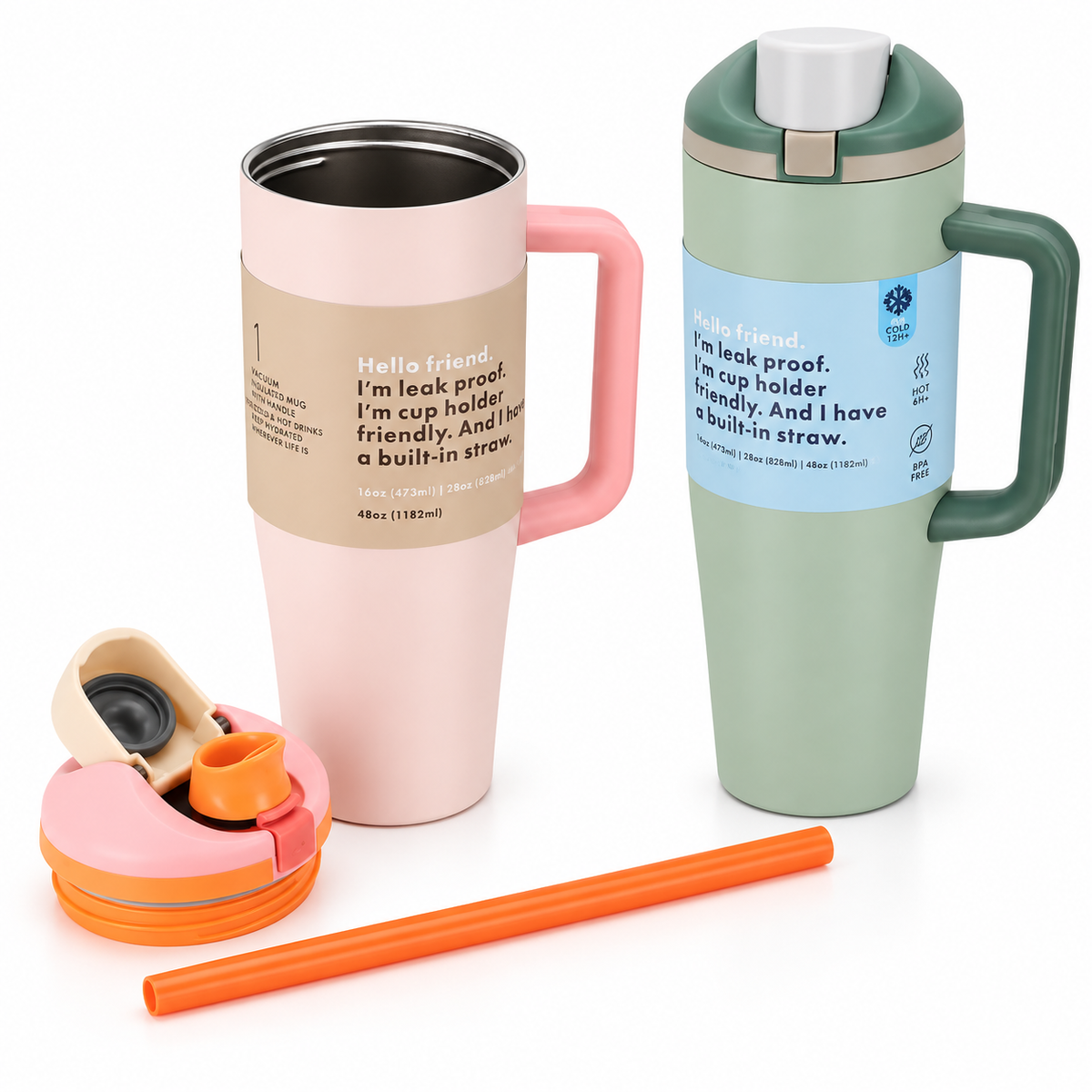 1200ml UrbanSip Insulated Tumbler