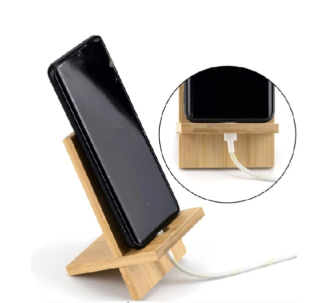 Natural Bamboo Phone Stand
