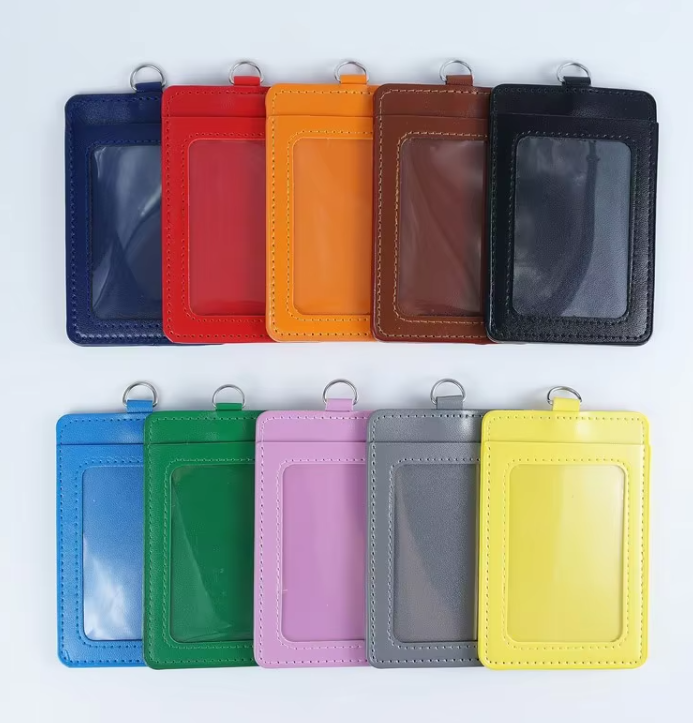 Slim PU ID Card Holder