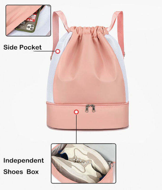 Sport Fitness Drawstring Backpack