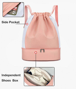 Sport Fitness Drawstring Backpack
