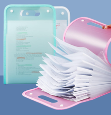 A4 Expanding File Folder with Handle