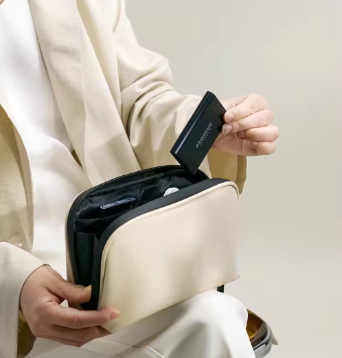 Premium PU Leather Gadget Pouch