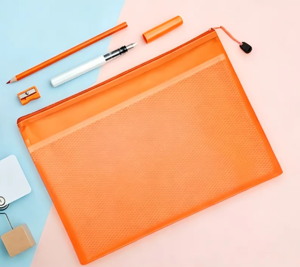 Neon Transparent PVC Pouch
