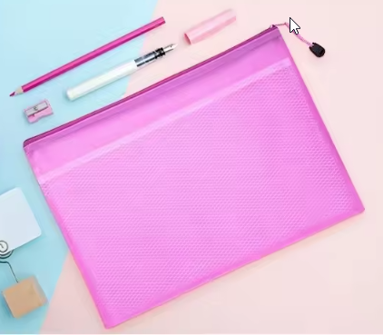 Neon Transparent PVC Pouch