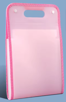 A4 Expanding File Folder with Handle