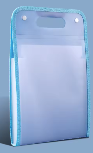 A4 Expanding File Folder with Handle