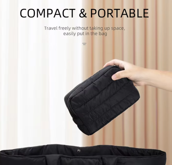 Puffer Utility Zipper Pouch - hover image