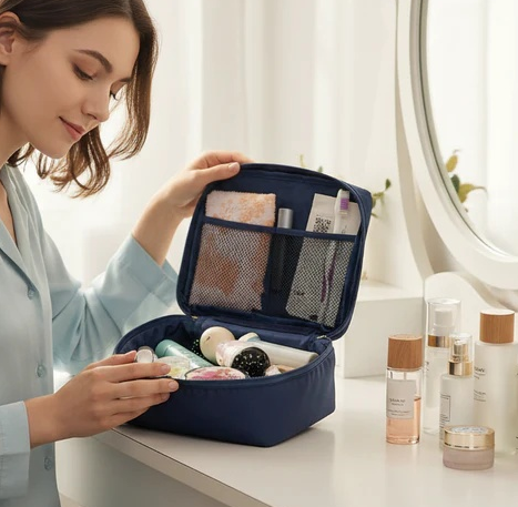 Multi-Compartment Toiletry Pouch - hover image