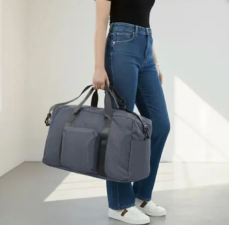 600D FoldAway Travel Duffel Bag ( With Shoulder Strap) - hover image
