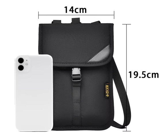 RFID Protection Travel Slingbag - hover image