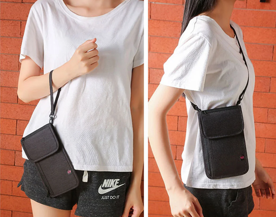 RFID Secure Travel Sling Pouch - hover image
