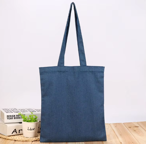 A4 Denim Tote Bag