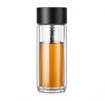 MagniBrew 300ml Double Wall Glass Infuser Bottle