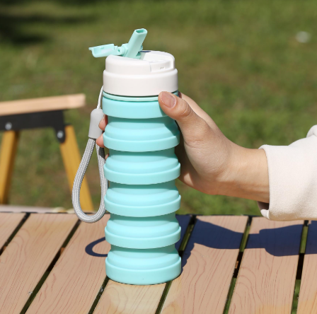 Fold & Sip 500ml Collapsible Water Bottle