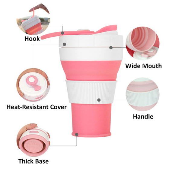 450ml Collapsible Coffee Mug - hover image