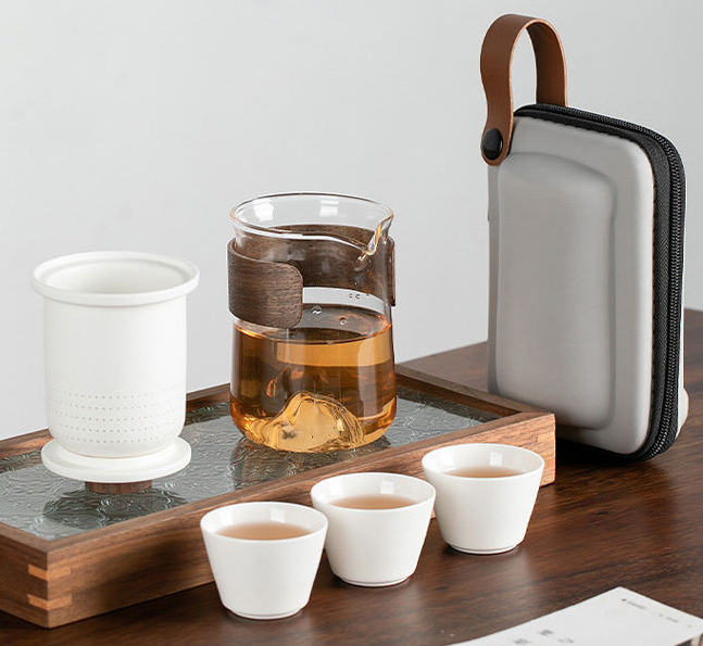 300ml TravelBrew Ceramic Tea Set