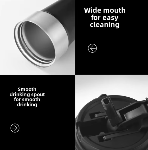 500ml StrapMate Stainless Steel Flask - hover image