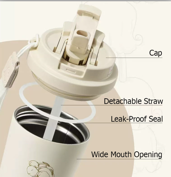 520ml ThermoSip Stainless Steel Tumbler - hover image