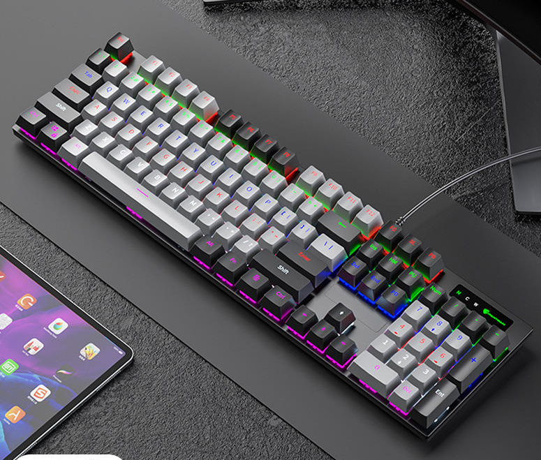 Custom RGB Backlit Mechanical Keyboard