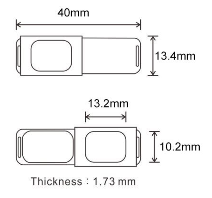 Classic Sliding Webcam Privacy Cover