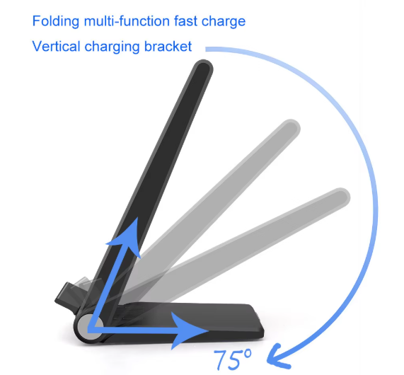 Adjustable 15W Wireless Charging Stand