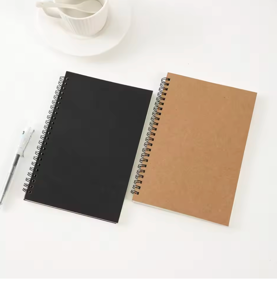 Spiral Coil Kraft Paper Notebook