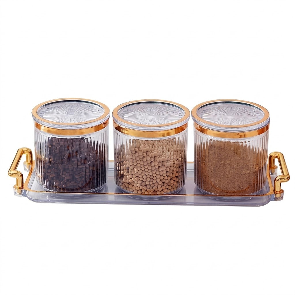 3-Piece Airtight Snack Container Set
