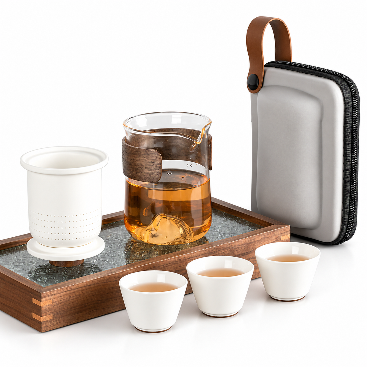 300ml TravelBrew Ceramic Tea Set