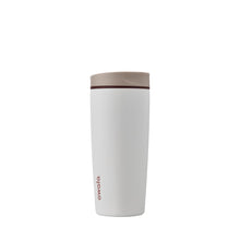 Owala SmoothSip Slider Insulated Stainless Steel Coffee Tumbler, Reusable Iced Coffee Cup, Hot Coffee Travel Mug, BPA Free 12 oz, Vanilla Bean