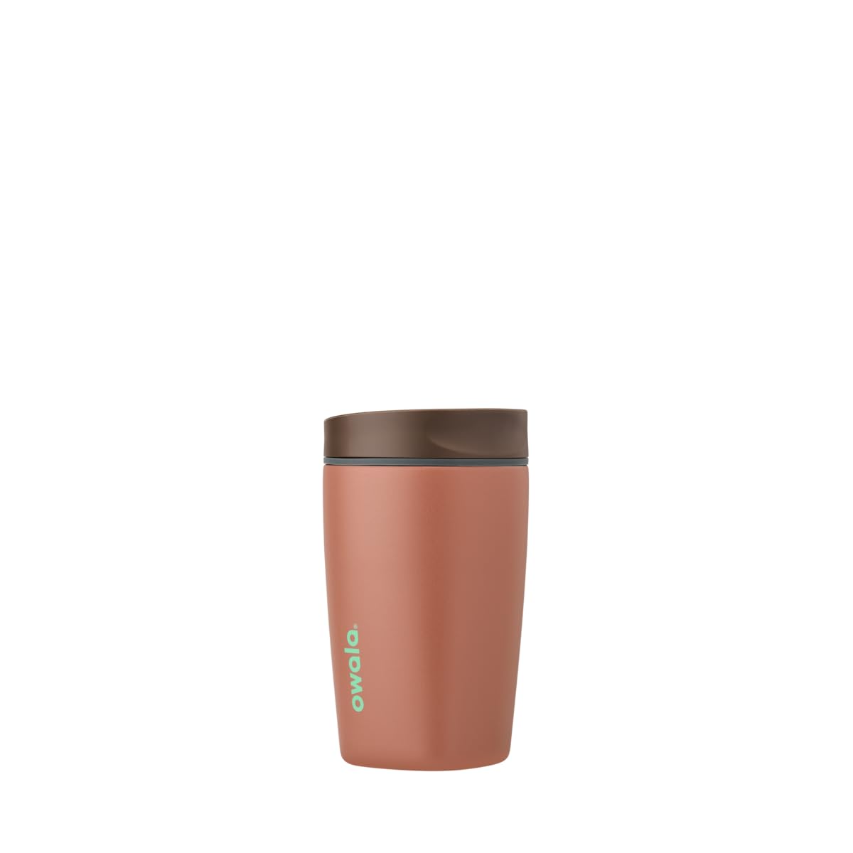 Owala SmoothSip Slider Insulated Stainless Steel Coffee Tumbler, Reusable Iced Coffee Cup, Hot Coffee Travel Mug, BPA Free 20 oz, Vanilla Bean
