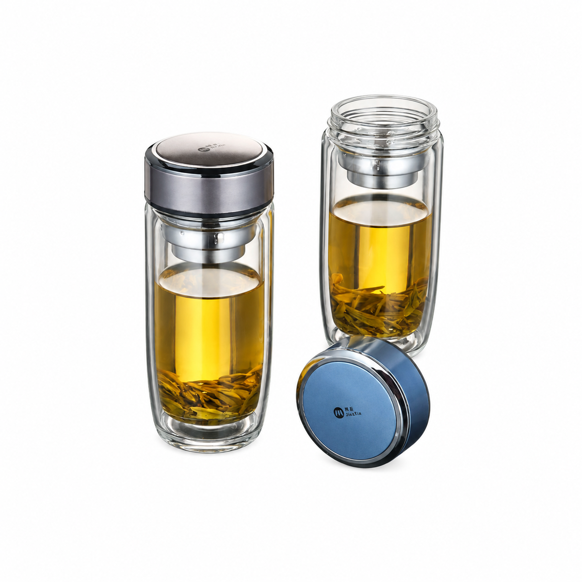 400ml Glass Infuser Stainless Steel Flask