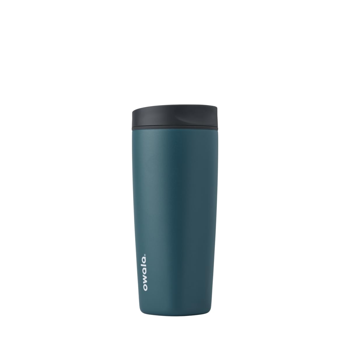 Owala SmoothSip Slider Insulated Stainless Steel Coffee Tumbler, Reusable Iced Coffee Cup, Hot Coffee Travel Mug, BPA Free 20 oz, Vanilla Bean
