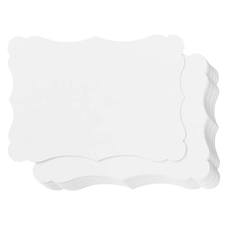 50 Pack Blank Kraft Greeting Cards, Brown, 5 Colors, 4x6IN | Thick Cardstock Paper, For DIY Gift Cards, Menus, Baby Shower Invitations, Wedding Invitations