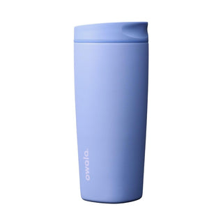 Owala SmoothSip Slider Insulated Stainless Steel Coffee Tumbler, Reusable Iced Coffee Cup, Hot Coffee Travel Mug, BPA Free 20 oz, Vanilla Bean