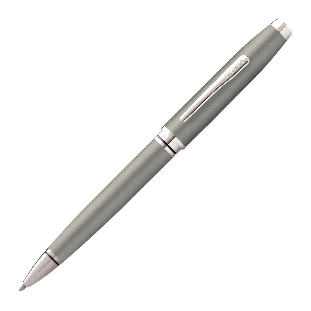 Cross Coventry Polished Chrome with Gold-Tone Ballpoint Pen - Refillable Pen for Smooth Writing - Professional, Elegant Accessory - Black Ink - Long-Lasting Use - Desk Essential - Gift-Ready