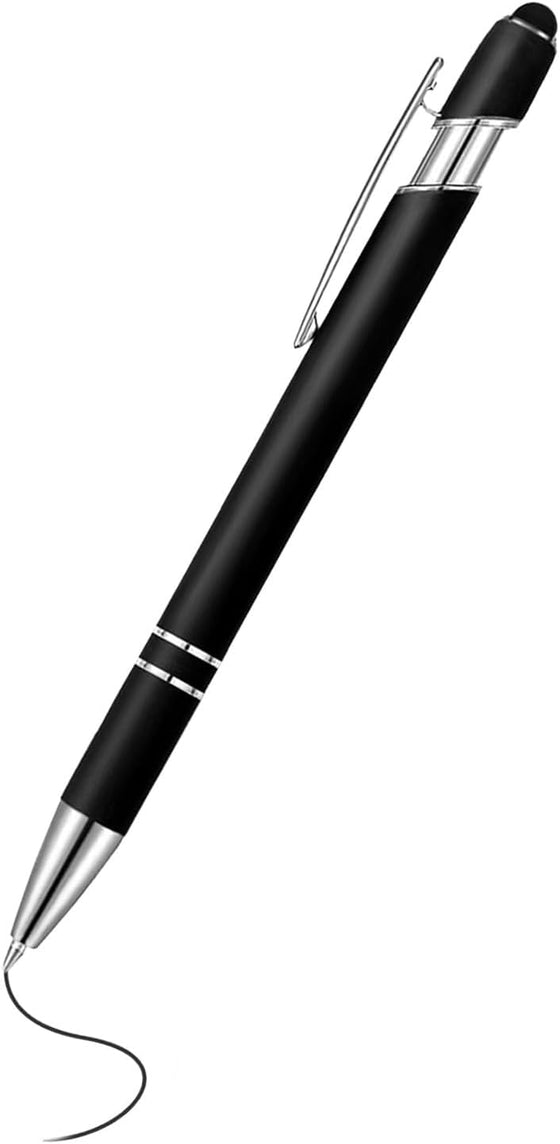 Bulk Custom Pens with Logo Design Your Own Pen Add Photo Text Name for Business Graduation Birthday Gifts Black Ink, 6 PCS Blank Black - hover image