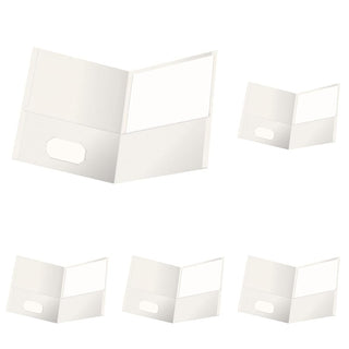 Oxford Twin-Pocket Folders, Textured Paper, Letter Size, Black, Holds 100 Sheets, Box of 25 (57506EE), 8-1/2 x 11