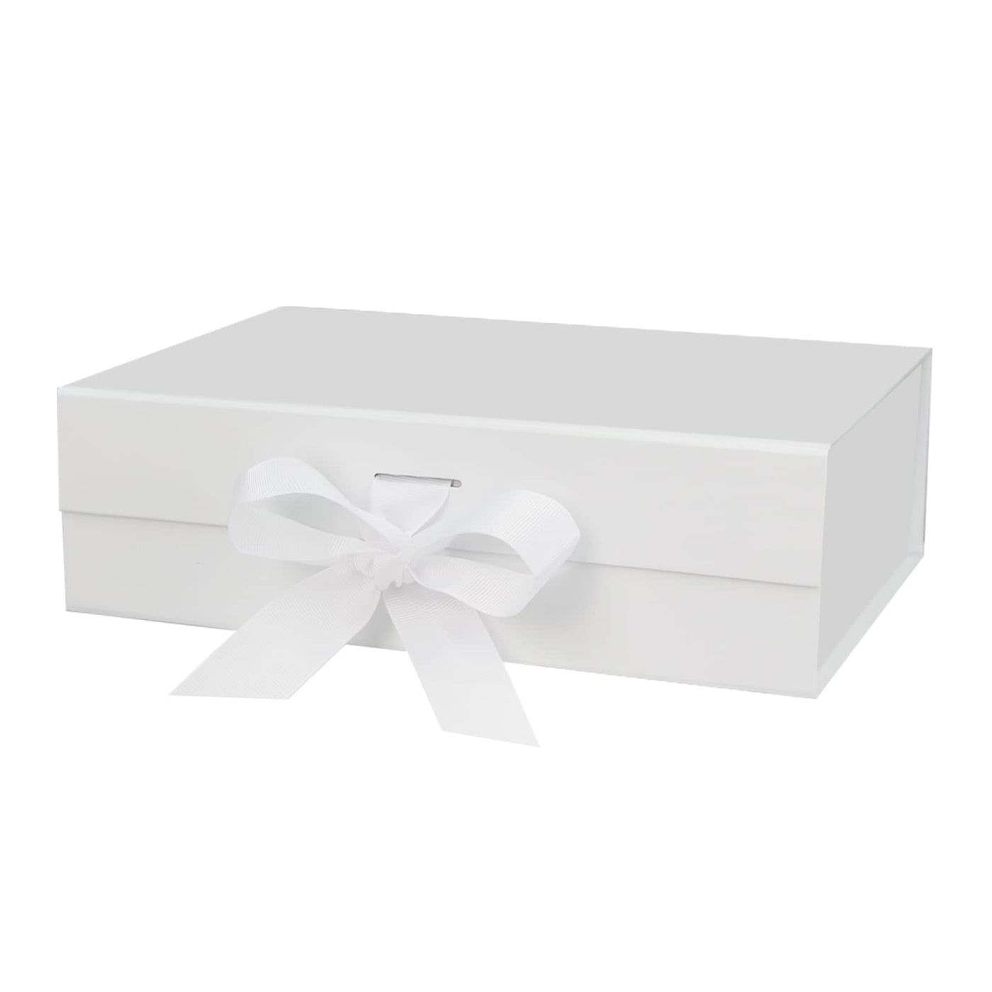 DaiUni 10.5"X7.5"X3.1" Pink Magnetic Gift Box with Lid and Ribbon for Presents