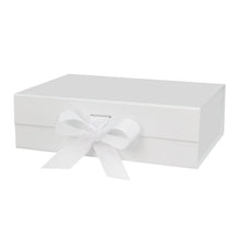 DaiUni 10.5"X7.5"X3.1" Pink Magnetic Gift Box with Lid and Ribbon for Presents