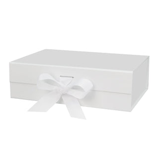 DaiUni 10.5"X7.5"X3.1" Pink Magnetic Gift Box with Lid and Ribbon for Presents
