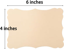 50 Pack Blank Kraft Greeting Cards, Brown, 5 Colors, 4x6IN | Thick Cardstock Paper, For DIY Gift Cards, Menus, Baby Shower Invitations, Wedding Invitations