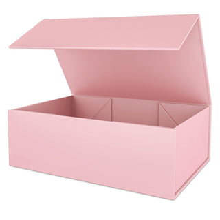 White Gift Box 10" x 6" x 3" with Magnetic Closure Lid Gift Boxe for Presents,Bridesmaid Gifts Boxes,Cute Box,Birthday Box,Luxury for Gift Packaging, Magnetic Gift Boxe for Wrapping Gifts (White)