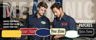 Name Patches Uniform or Work Shirt, Personalized, Embroidered New Styles New Fonts. Multiple Sizes to Choose from.