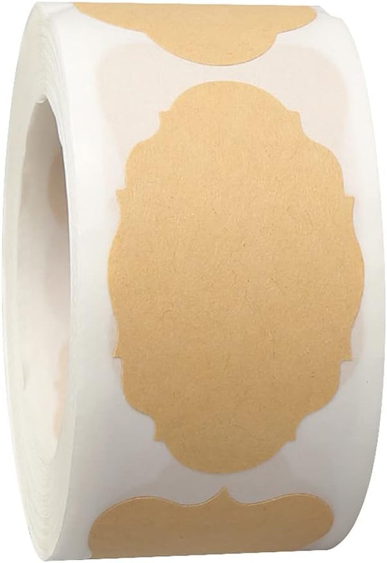 300 Pcs Gift Tags Stickers Name Labels Stickers, Self-Adhesive Handmade Bottle All-Purpose Jar Labels for Presents Easter Decorations Jars Food Craft - hover image