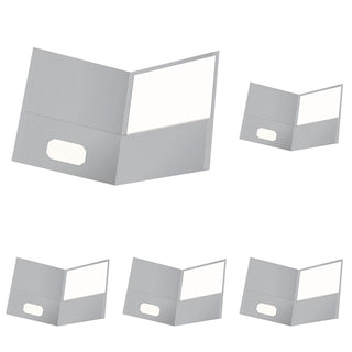 Oxford Twin-Pocket Folders, Textured Paper, Letter Size, Black, Holds 100 Sheets, Box of 25 (57506EE), 8-1/2 x 11