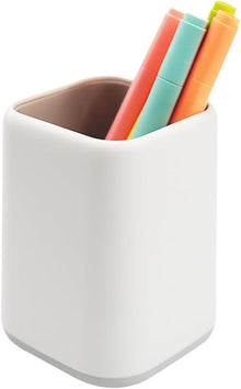 ZUFECY Pencil Holder, Pen Cup Makeup Brush Holder, Desktop Organizer Storage Case Scandinavian Design Stationery for School Home Office Supplies (Green)